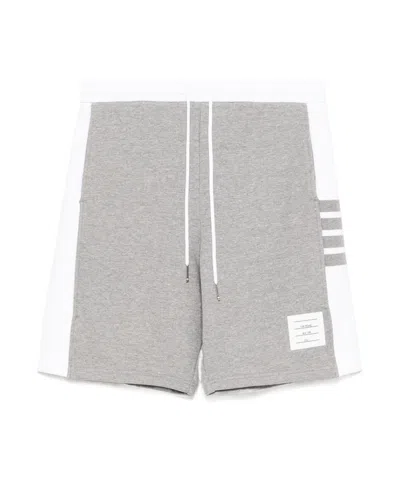 Thom Browne Drawstring Shorts In Gray