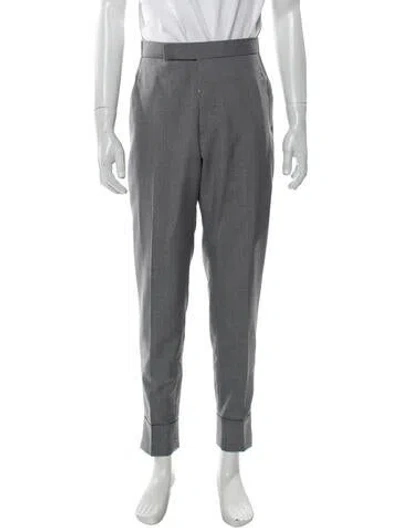 Pre-owned Thom Browne Dress Pants In Gray
