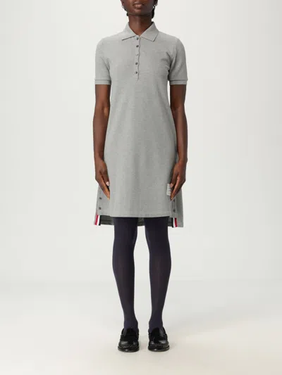 THOM BROWNE DRESS THOM BROWNE WOMAN COLOR GREY,H13779020