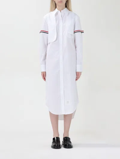 Thom Browne Dress  Woman Color White In 白色