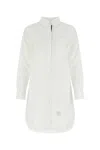 Thom Browne Short Button-down Blouse In White