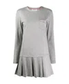 Thom Browne Short Dresses In Light Gray