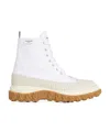 Thom Browne Duck Ankle Boots In White