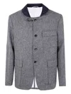 Thom Browne Fisherman Shawl Solid Donegal Tweed Clothing
