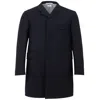 Thom Browne Chesterfield Overcoat Blue  In Blue