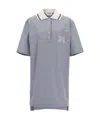 Thom Browne Light Blue Broderie Anglaise Dress In Gray