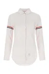 THOM BROWNE EMBROIDERED COTTON SHIRT