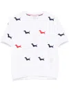 Thom Browne Cotton Milano Short Sleeved T-shirt In White