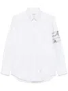 Thom Browne Embroidered-motif Shirt - Men's - Cotton In White