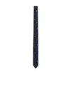 Thom Browne Birds And Bees Jacquard Classic Tie In Black