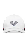 Thom Browne Classic 6 Panel Baseball Cap In White