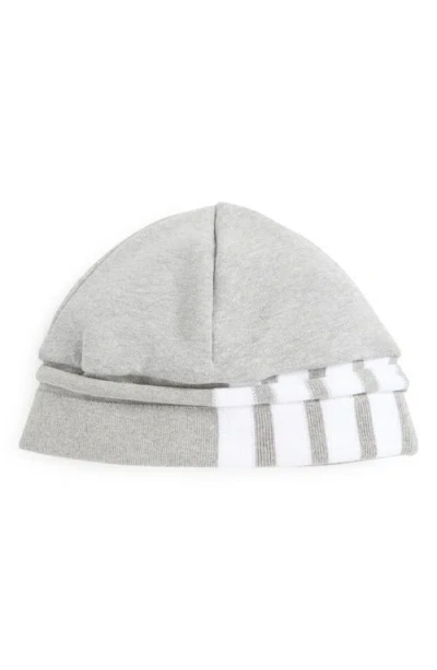 Thom Browne Engineered 4-bar Beanie In Light Grey