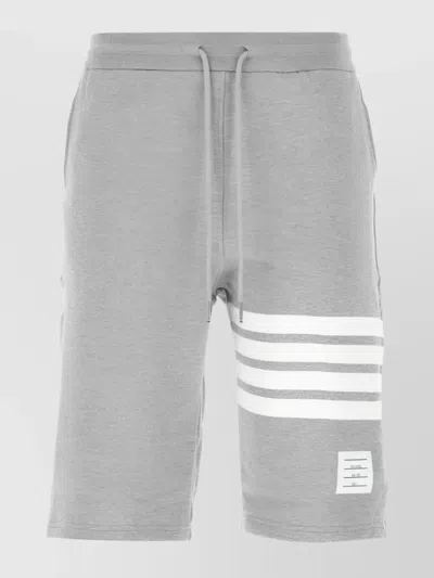 THOM BROWNE ENGINEERED 4-BAR COTTON TRACK SHORTS