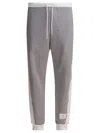 Thom Browne Engineered 4-bar Grey Sweatpants In Gray