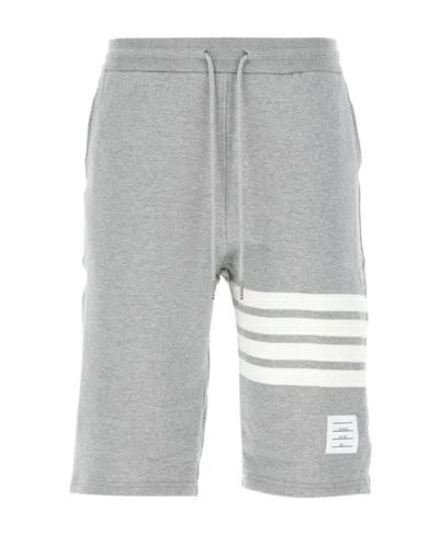 Thom Browne Engineered 4-bar Jersey Sweatshort In White