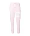 Thom Browne Engineered 4-bar Loopback Sweatpants In Pink