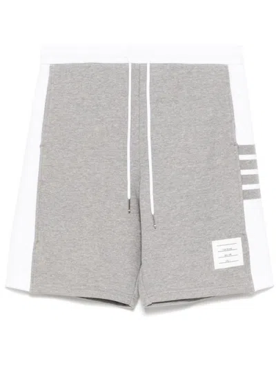 Thom Browne Engineered 4-bar Shorts In Grey