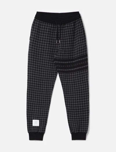 Thom Browne Engineered 4 Bar Sweatpants In Black