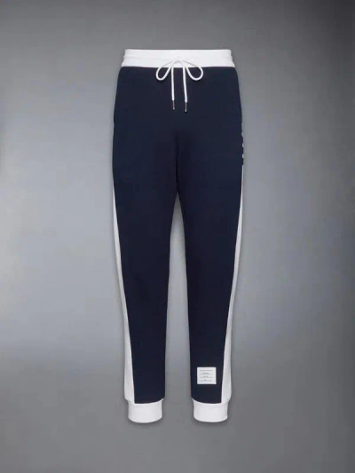 Thom Browne Engineered 4 Bar Sweatpants In Blue