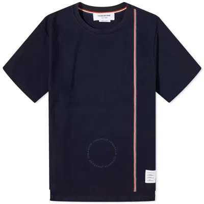 Thom Browne Engineered Rwb Stripe T-shirt In Blue