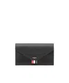 Thom Browne Logo Wallet In Black