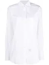 Thom Browne Exaggerated Easy Fit Point Collar Shirt In Poplin