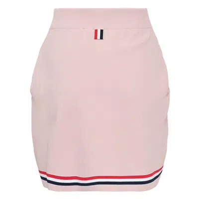 Thom Browne Exclusive Full Needle Box Pleated Skirt In Pink
