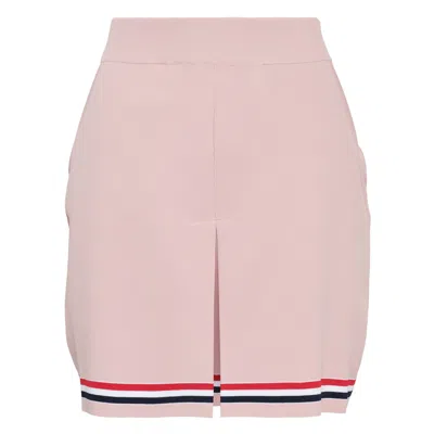 Thom Browne Exclusive Full Needle Box Pleated Skirt In Pink