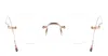 Thom Browne Eyeglasses In Gold