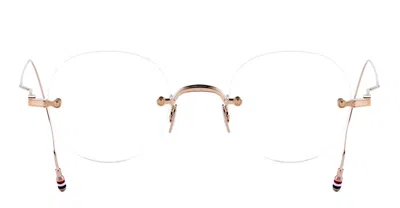 Thom Browne Eyeglasses In Gold