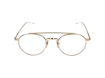Thom Browne Eyeglasses In Gold