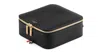 THOM BROWNE EYEWEAR LEATHER TRAVEL CASE - BLACK LUGGAGE