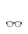 Thom Browne Eyewear Oval Frame Glasses In Burgundy