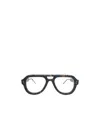 Thom Browne Eyewear Pilot Frame Glasses In Black