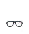 Thom Browne Eyewear Pilot Frame Glasses In Black