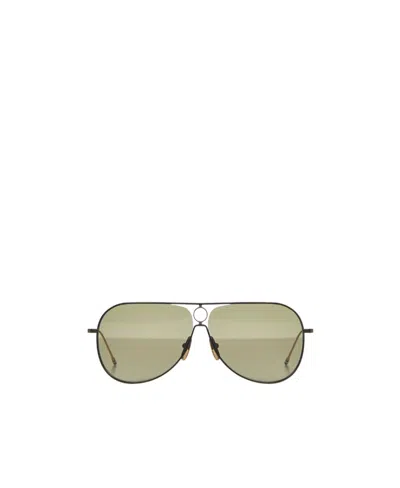 Thom Browne Eyewear Pilot Frame Sunglasses In Nude