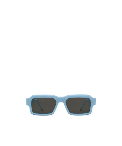 Thom Browne Eyewear Rectangle Frame Sunglasses In Black