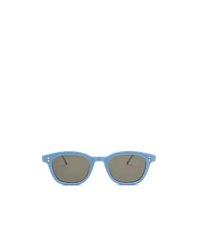 Thom Browne Eyewear Rectangle Frame Sunglasses In Gray