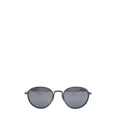 Thom Browne Eyewear Round Frame Sunglasses In Gray