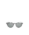 Thom Browne Eyewear Round Frame Sunglasses In Gray