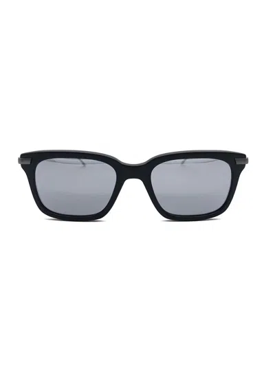 Thom Browne Eyewear Square Frame Glasses In Black