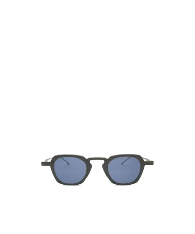 Thom Browne Eyewear Square Frame Sunglasses In Blue