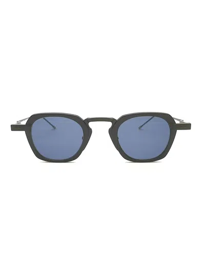 Thom Browne Square Sunglasses - Black Iron Sunglasses In Grey