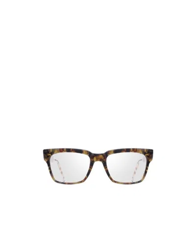 Thom Browne Eyewear Square Frame Sunglasses In White
