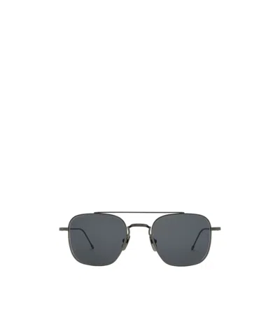 Thom Browne Eyewear Squared Frame Sunglasses In Blue