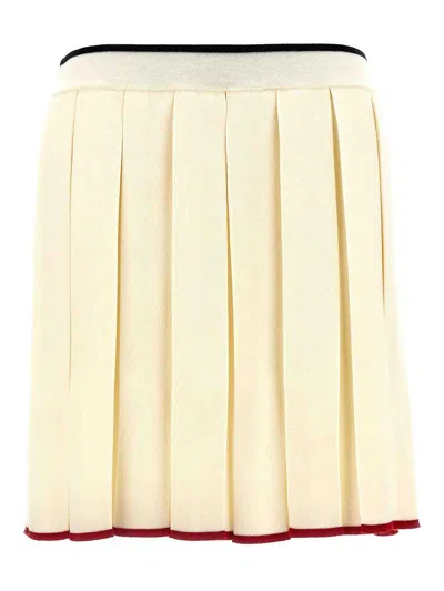 Thom Browne Knitted Pleated Skirt