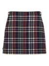 Thom Browne Wool Twill Mini Skirt In