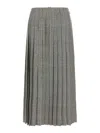 Thom Browne Pleated Skirt In Multi