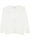Thom Browne Feather-intarsia Cotton Cardigan