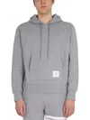 Thom Browne Men's Hoodie In Grey
